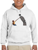 Tearing Down A Statue Hoodie -Ahmad Rahma Designs