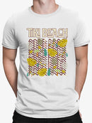 Tiki-Beach Hawaiian Vacation Vibes Graphic Men's T-shirt
