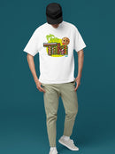 Tiki-Style Hawaiian Luau Party Graphic Men's T-shirt