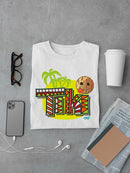 Tiki-Style Hawaiian Luau Party Graphic Men's T-shirt