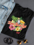 Tropical Toucan Paradise Vacation Graphic  Women's T-shirt