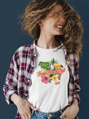Tropical Toucan Paradise Vacation Graphic  Women's T-shirt