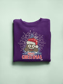 Santa Hat Funny Christmas Graphic Women's Sweatshirt