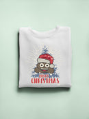 Santa Hat Funny Christmas Graphic Women's Sweatshirt