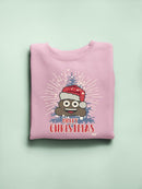 Santa Hat Funny Christmas Graphic Women's Sweatshirt