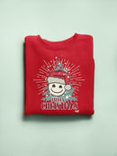 Cheerful Merry Christmas Graphic Women's Sweatshirt