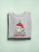 Cheerful Merry Christmas Graphic Women's Sweatshirt