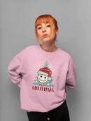 Cheerful Merry Christmas Graphic Women's Sweatshirt