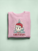 Cheerful Merry Christmas Graphic Women's Sweatshirt