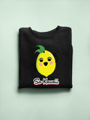 Fun Kawaii Lemon Graphic Women's Sweatshirt