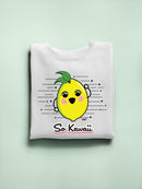 Fun Kawaii Lemon Graphic Women's Sweatshirt