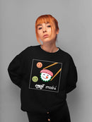 Maki Sushi Japanese Food Lover Design Women's Sweatshirt