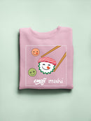 Maki Sushi Japanese Food Lover Design Women's Sweatshirt