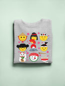 Japanese Kawaii Icons Collection Graphic Women's Sweatshirt