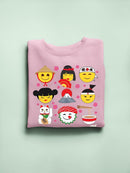 Japanese Kawaii Icons Collection Graphic Women's Sweatshirt