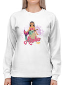 Aloha Mermaid - Tropical Island Vibes Graphic Women's Sweatshirt