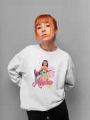 Aloha Mermaid - Tropical Island Vibes Graphic Women's Sweatshirt