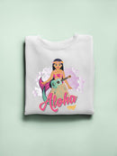 Aloha Mermaid - Tropical Island Vibes Graphic Women's Sweatshirt