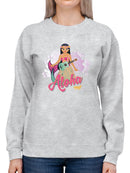 Aloha Mermaid - Tropical Island Vibes Graphic Women's Sweatshirt