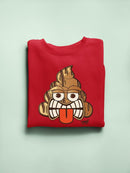 Tiki-Face Funny Tribal Design Women's Sweatshirt