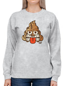 Tiki-Face Funny Tribal Design Women's Sweatshirt