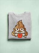 Tiki-Face Funny Tribal Design Women's Sweatshirt