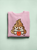 Tiki-Face Funny Tribal Design Women's Sweatshirt