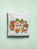 Beach Day - Hawaiian Island Fun Graphic Women's Sweatshirt