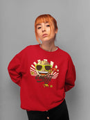 Sunny Tropical Icon Fun Graphic Women's Sweatshirt