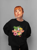 Tropical Toucan Paradise Vacation Graphic Women's Sweatshirt