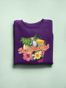 Tropical Toucan Paradise Vacation Graphic Women's Sweatshirt
