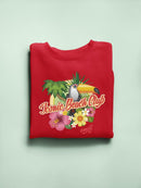 Tropical Toucan Paradise Vacation Graphic Women's Sweatshirt