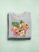 Tropical Toucan Paradise Vacation Graphic Women's Sweatshirt
