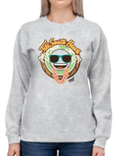 Tiki-South Tribal Beachwear Trendy Graphic Women's Sweatshirt