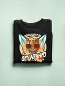 Iconic Surf Club Trendy Hawaiian Graphic Women's Sweatshirt