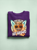 Iconic Surf Club Trendy Hawaiian Graphic Women's Sweatshirt