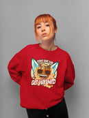 Iconic Surf Club Trendy Hawaiian Graphic Women's Sweatshirt