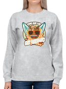 Iconic Surf Club Trendy Hawaiian Graphic Women's Sweatshirt