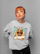 Iconic Surf Club Trendy Hawaiian Graphic Women's Sweatshirt