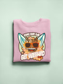 Iconic Surf Club Trendy Hawaiian Graphic Women's Sweatshirt