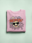 Fun Cool Summer Trendy Graphic Symbol Women's Sweatshirt