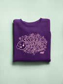 Sweet As Candy Kawaii Fashion Trendy Graphic Symbol Women's Sweatshirt