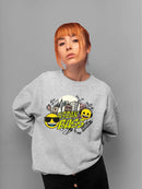 Cool City Urban Bass Trendy Graphic Symbol Women's Sweatshirt