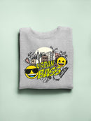 Cool City Urban Bass Trendy Graphic Symbol Women's Sweatshirt