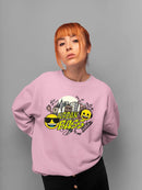 Cool City Urban Bass Trendy Graphic Symbol Women's Sweatshirt