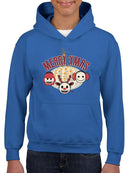 Cute Holiday Stars And Reindeer Christmas Graphic  Youth's Hoodie
