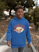 Cute Holiday Stars And Reindeer Christmas Graphic  Youth's Hoodie