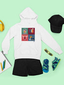 Let It Snow Reindeer - Xmas Winter Vibes Mountain Graphic  Youth's Hoodie