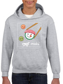 Maki Sushi Japanese Food Lover Design  Youth's Hoodie