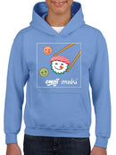 Maki Sushi Japanese Food Lover Design  Youth's Hoodie